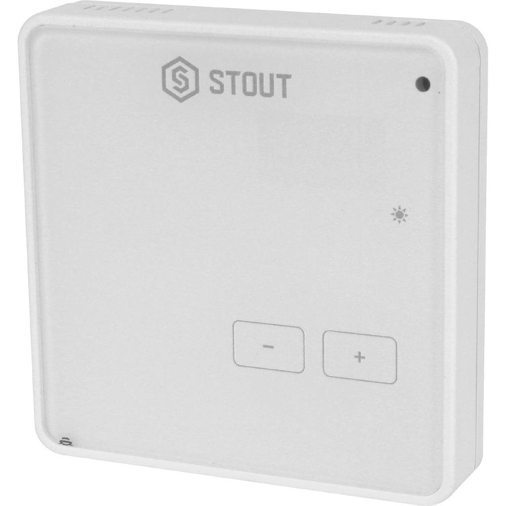 Проводной комнатный регулятор STOUT R-10z (белый)