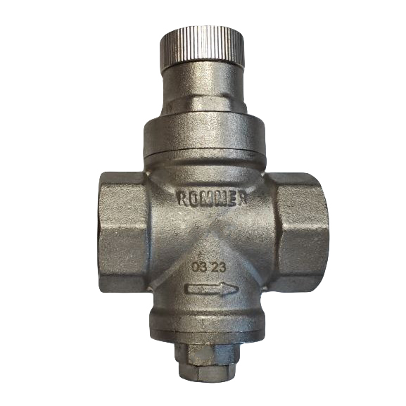 Редуктор давления ROMMER PN16 3/4" вн/вн без подключения манометра