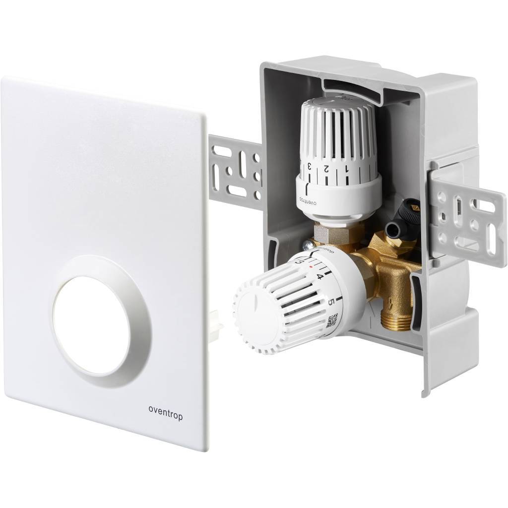 OVENTROP Регулир. t отд.помещения "Unibox plus" Комбинация термостата и RTLH, белый