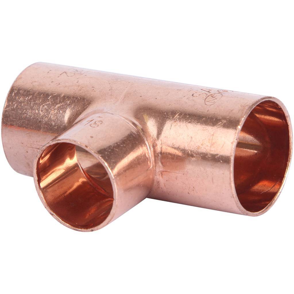 Тройник Sanha 42x28x42 ВП переходной под пайку 5130