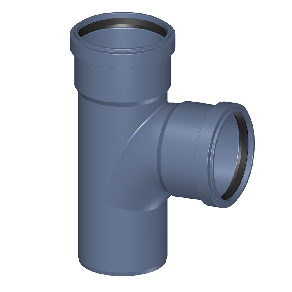 Тройник TECE POLO-KAL NG 90/90х87,5° канализационный