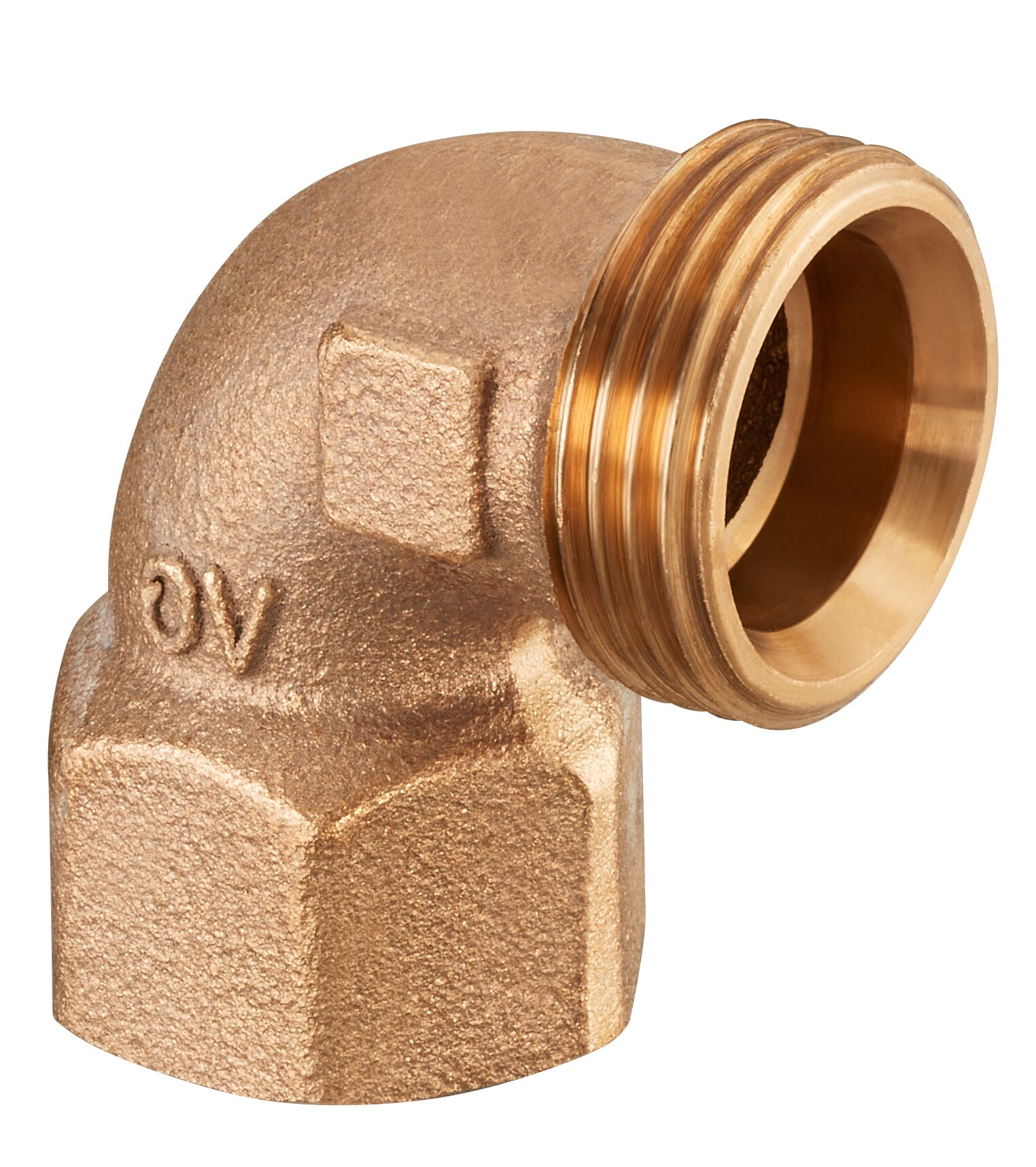 Угольник-переход OVENTROP Cofit S 3/4"х3/4" Н ЕК-В 90° бронза (RX)