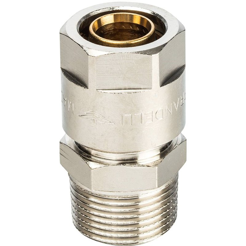 Муфта Prandelli Multyrama 20х2,0х3/4" НР для металлопластиковых труб