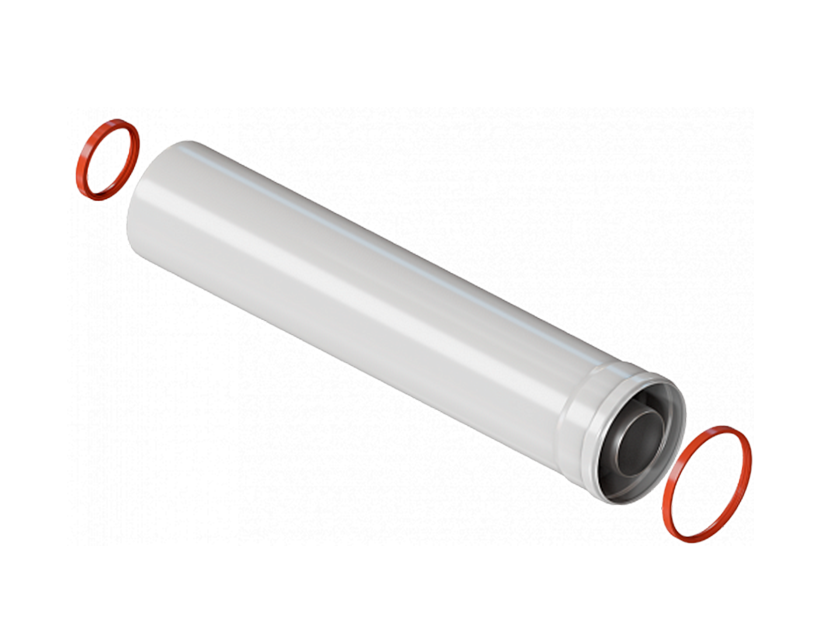 Элемент удлинительный коаксиальный Royal Thermo D60/100L L=500 мм