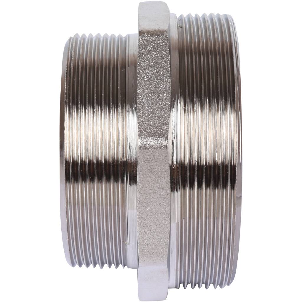 Ниппель STOUT 3"х2 1/2" переходной HH (никелированный)