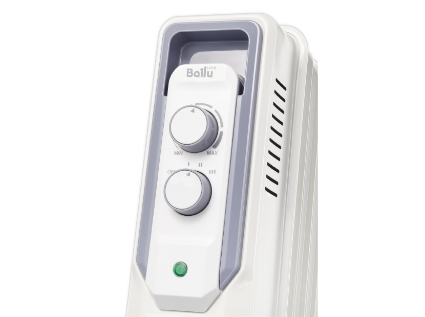 Масляный радиатор Ballu CUBE BOH/CB-05W 1000 (5 секций) белый