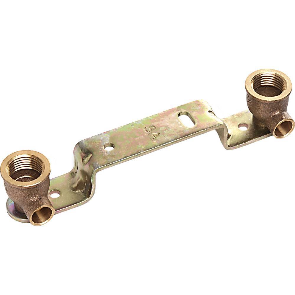 Водорозетка Sanha 15x1/2 150 мм ВР двойная изогнутая планка 4976 бронза