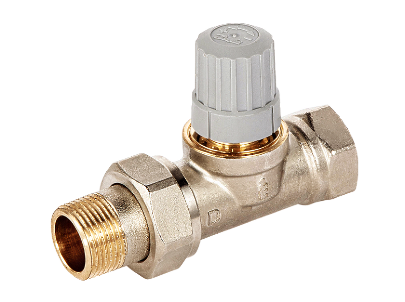 Клапан термостатический Royal Thermo для центральных систем отопления 3/4" Click прямой