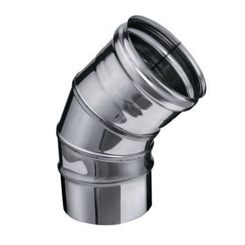 Колено Ferrum 3 секции угол 135° (430/0,5 мм) D120