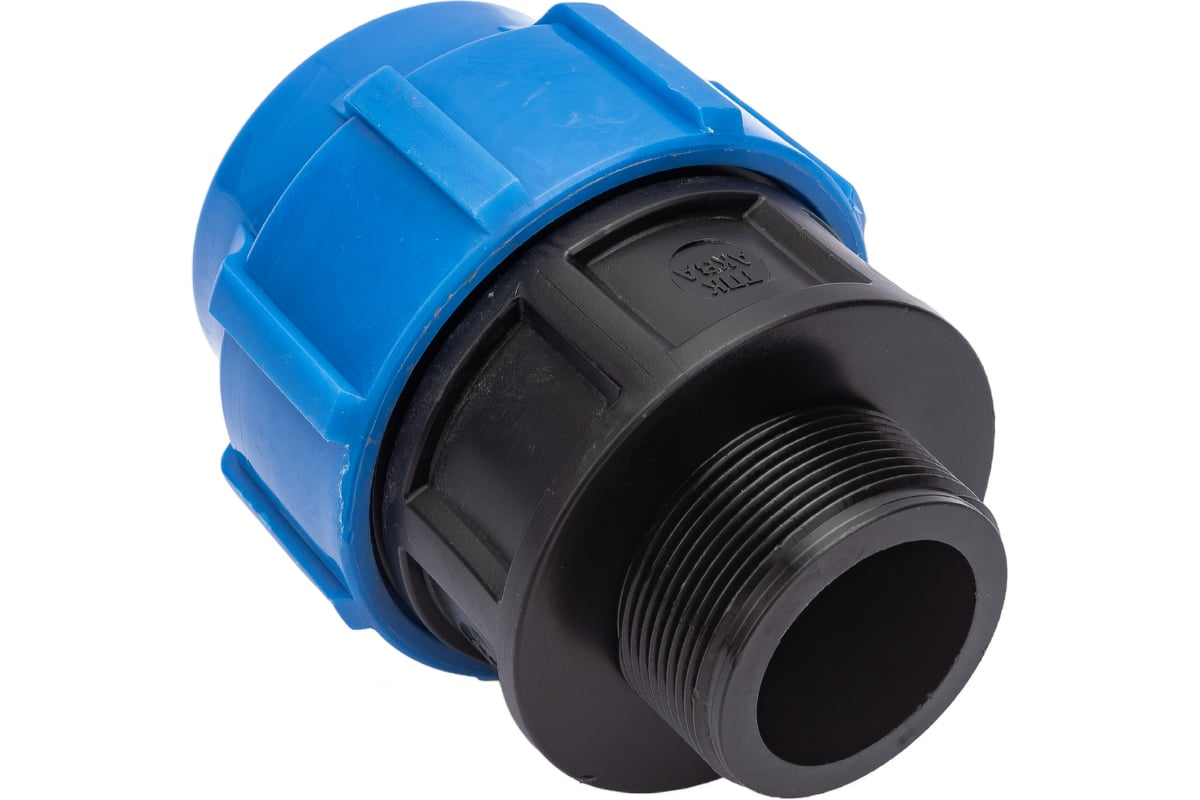 Муфта компрессионная ТПК-АКВА ПЭ Дн63х2" НР