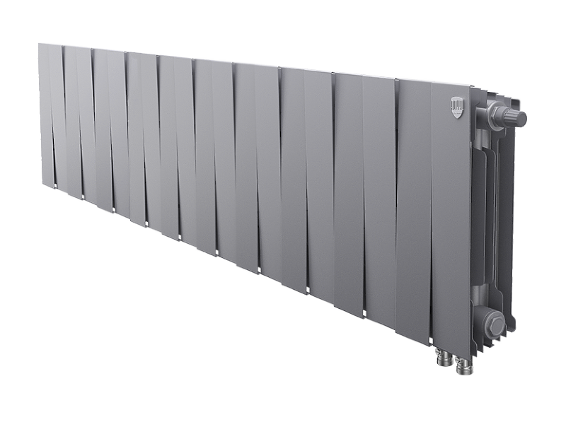 Радиатор биметаллический Royal Thermo PianoForte 300 /Silver Satin VDR x 20 секций