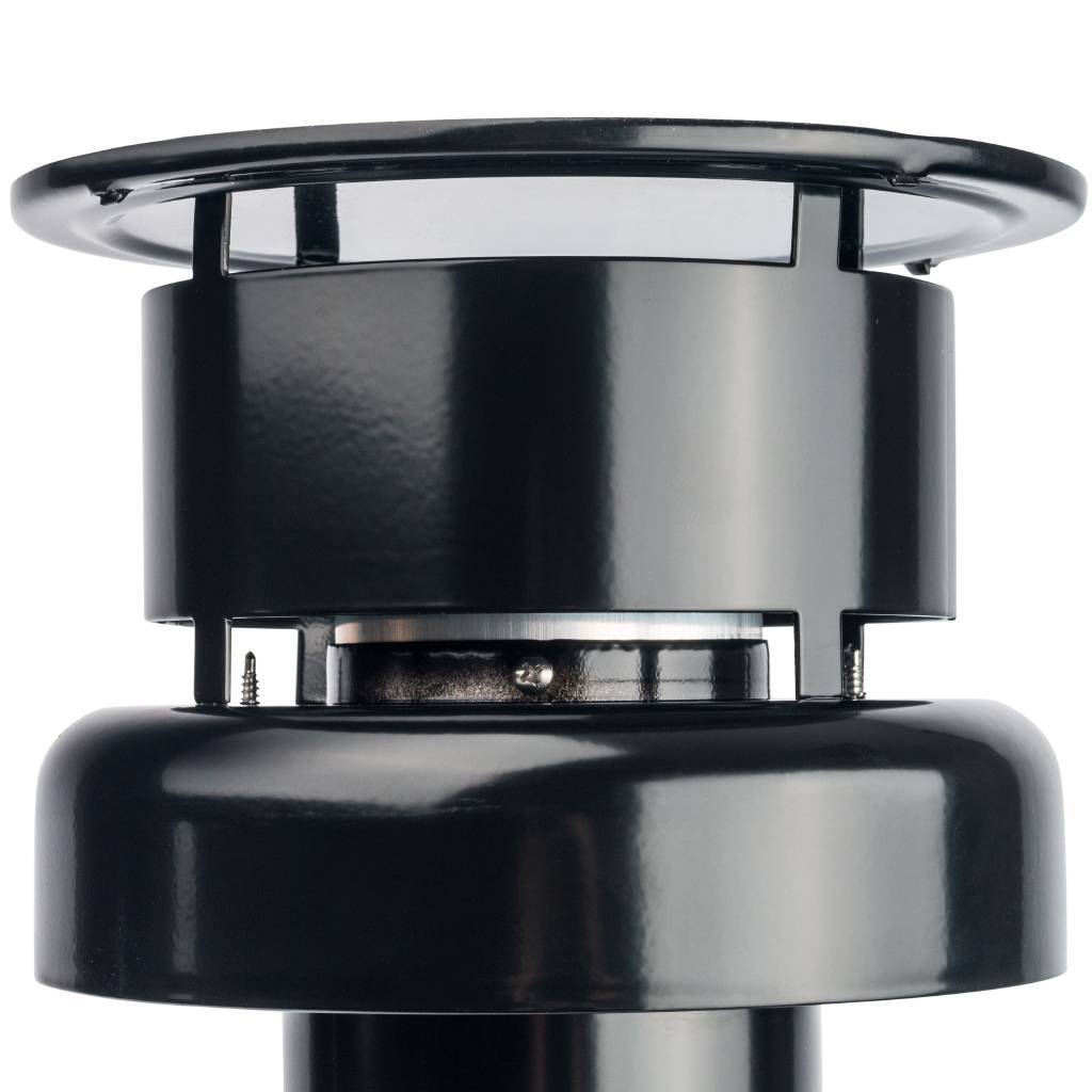 Финальный элемент дымохода STOUT DN80/100 584 мм вертикальный утепленный 