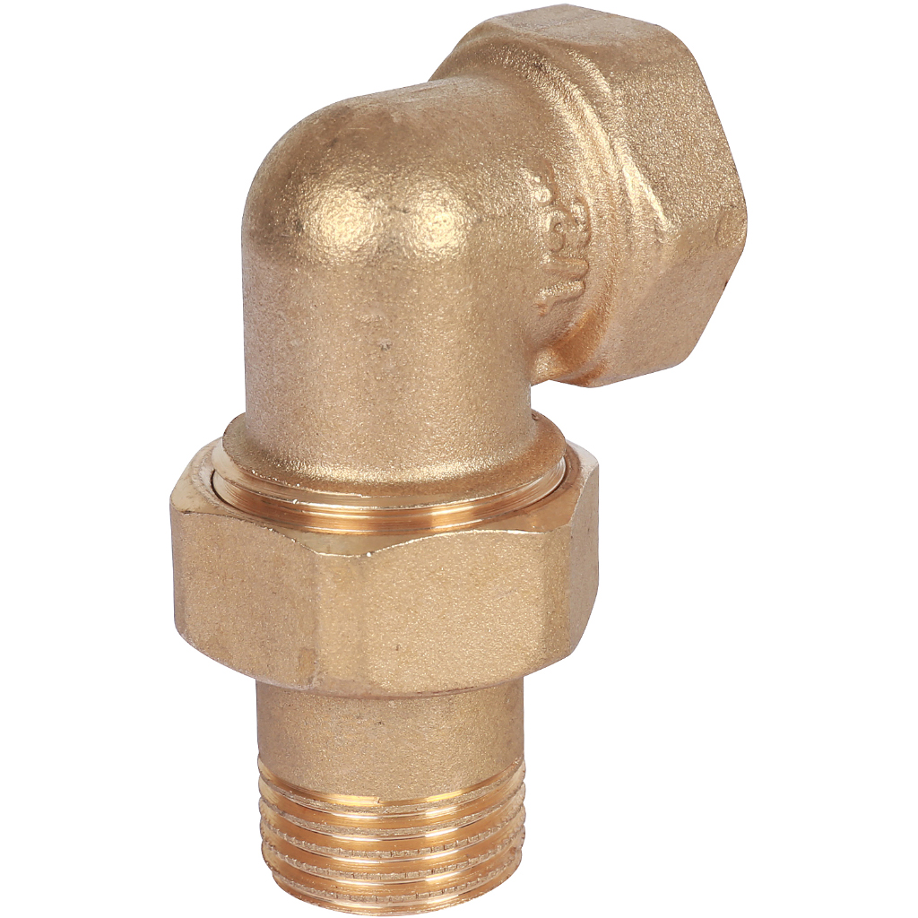 Разъемное соединение американка STOUT 1/2" угловое ВН