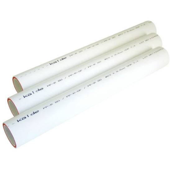 Kalde d=50х8,3 (PN 25) Труба полипропиленовая армированная (стекловолокно) (цвет белый)