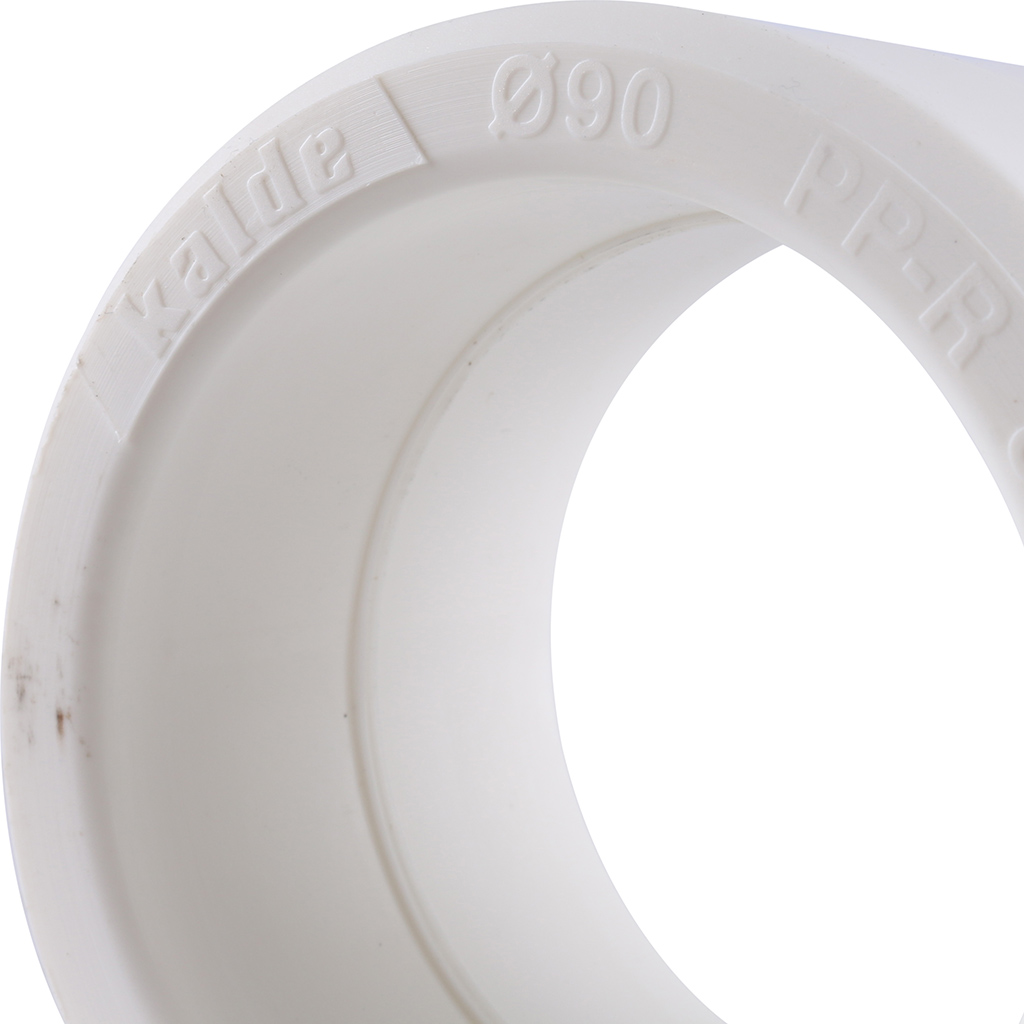 Kalde d=90 Муфта для полипропиленовых труб под сварку (цвет белый)