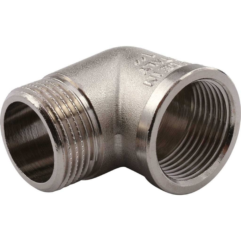 Угольник TIEMME 1x1 НВ (никелированный)