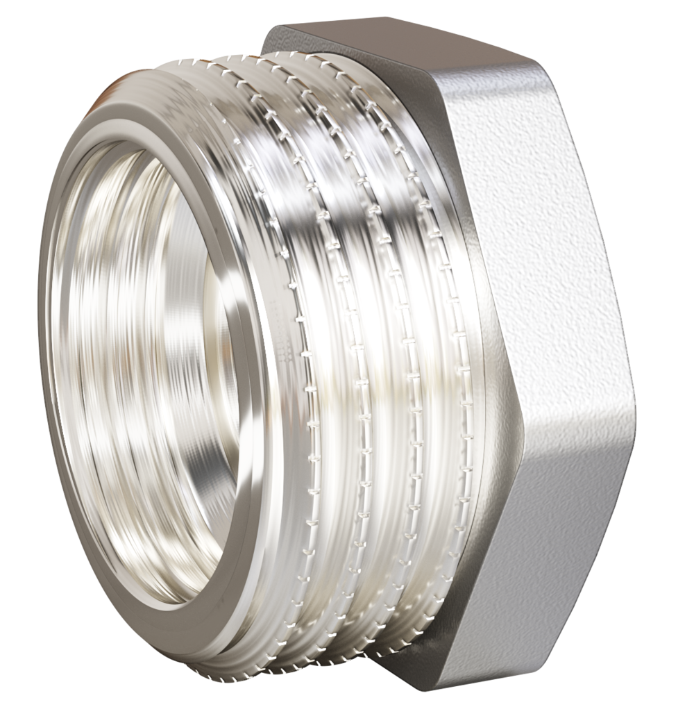 Футорка LD Ду15х8 (1/2"х1/4") НР/ВР никель