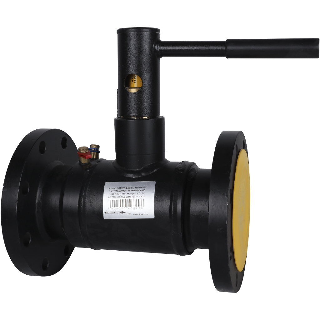 Клапан балансировочный BROEN Venturi FODRV DN 100 PN 16 Kvs=116,22 м3/ч ручной фланц 3948100-606005