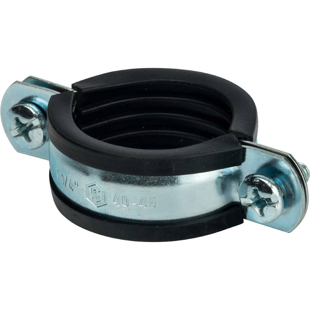 Хомут STOUT 1 1/4" (40-45) для труб с гайкой