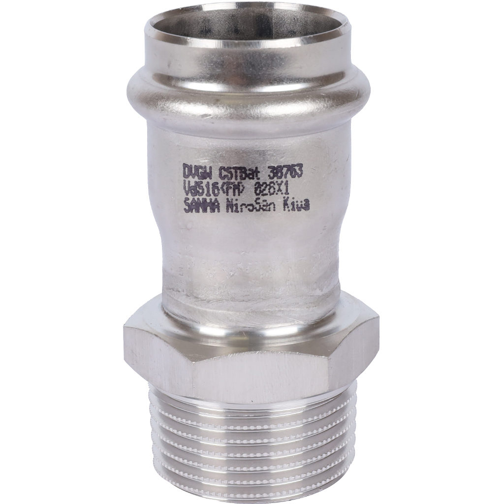 Ниппель Sanha NiroSan 22x1 ВПр-НР переходной  9243G