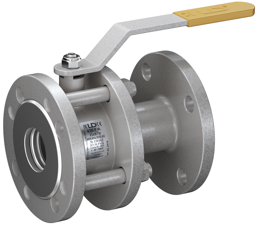 Кран шаровой LD 11с67п КШ.Р.Ф Ду150 Ру16 L=280мм фланцевый полнопроходной