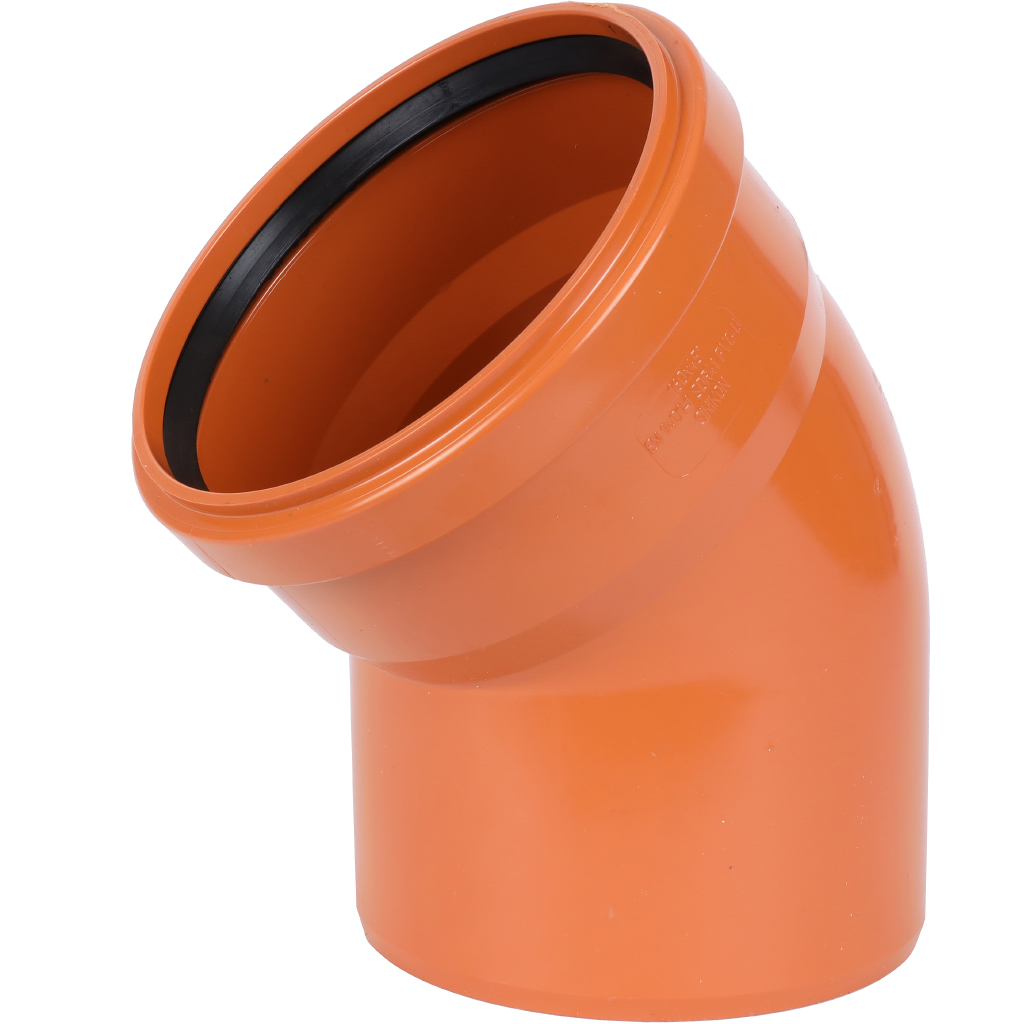 Отвод Sinikon НПВХ D160х45°