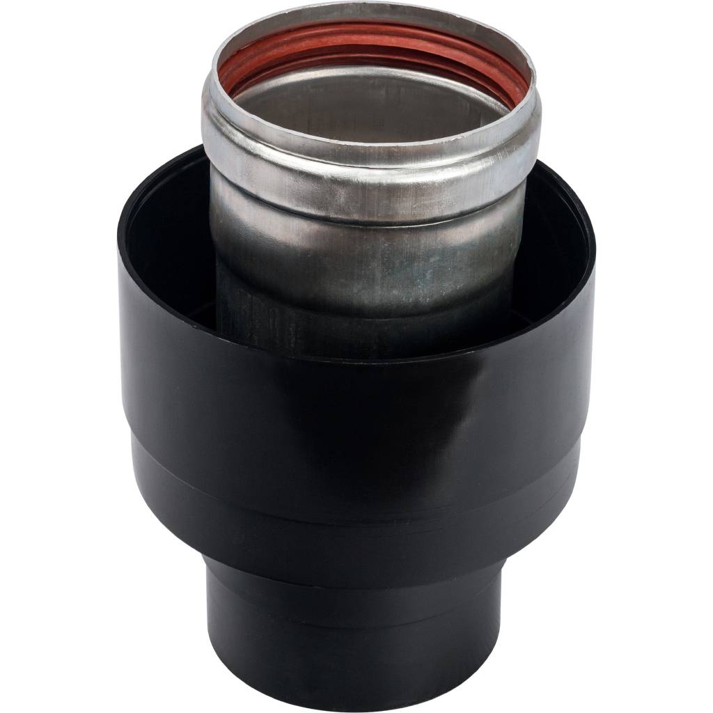 Манжета STOUT для перехода с D80 на финальный вертикальный участок D80/125