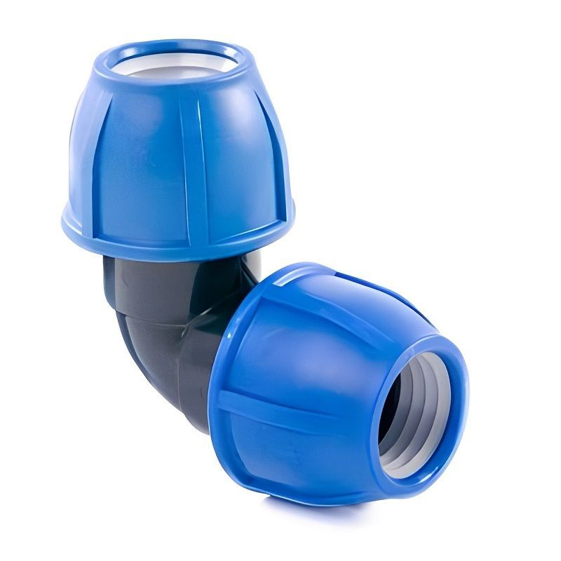 Отвод компрессионный РосТурПласт ПЭ Дн40х90° Ру16