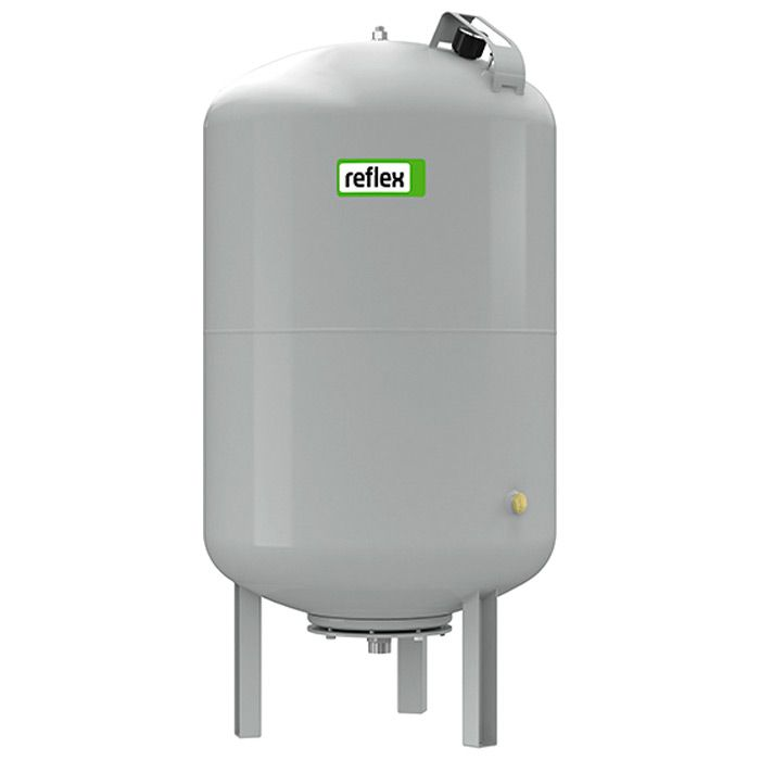 Расширительный бак, Reflex, G 100/10, максимальное давление, бар-10, присоединение-G 1", серый