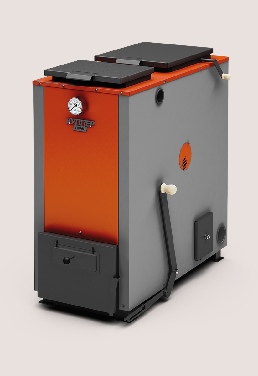 Напольный твердотопливный котел Теплодар КУППЕР КАРБО-26