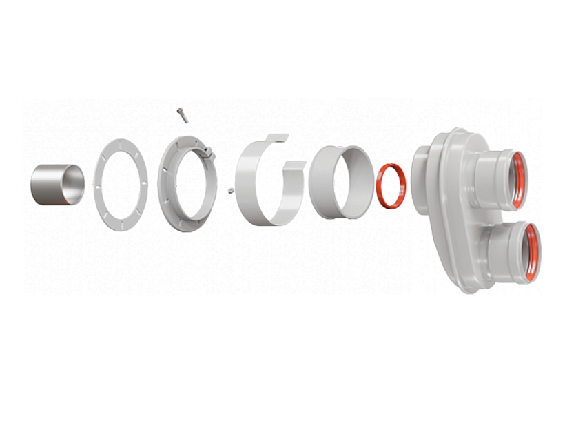 Адаптер разделительный моноблочный Royal Thermo D80 универсальный