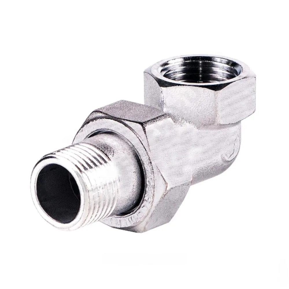 Соединение угловое (американка) Giacomini Ду32 ВР/НР (хромированное)