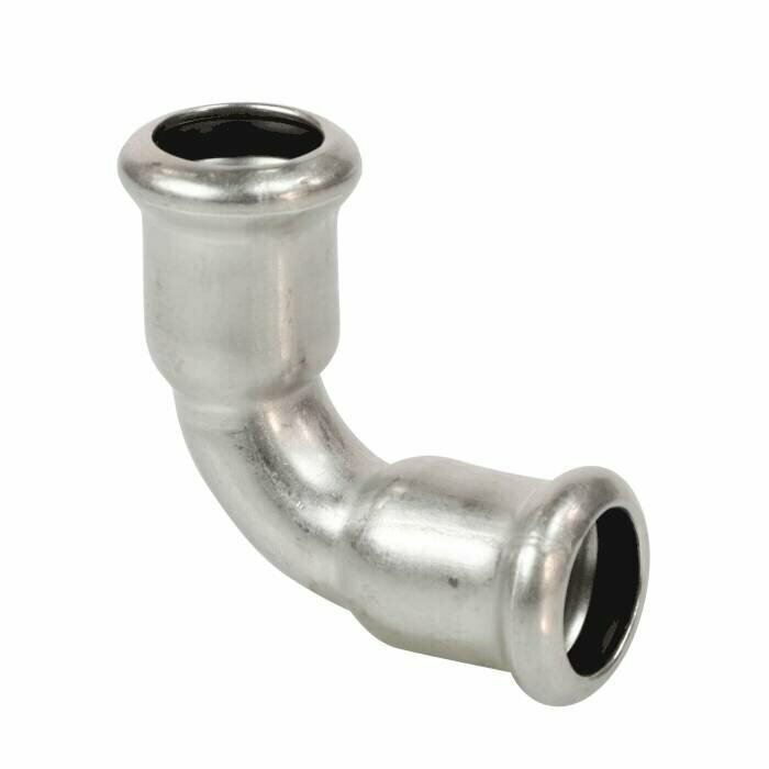 Отвод 90° RM Inoxpres Дн28 Ру16 пресс (сталь нержавеющая AISI 316L)