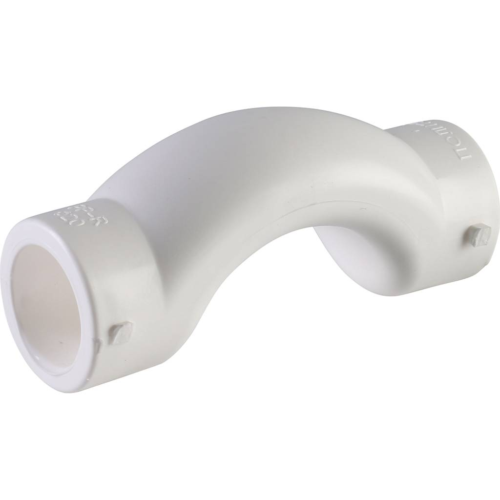 Обвод раструбный Политэк 20 для полипропиленовых труб (сварка) белый