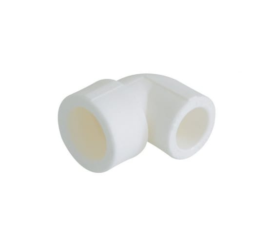 Угольник переходной VALFEX PP-R Dn25х20х90° (белый)