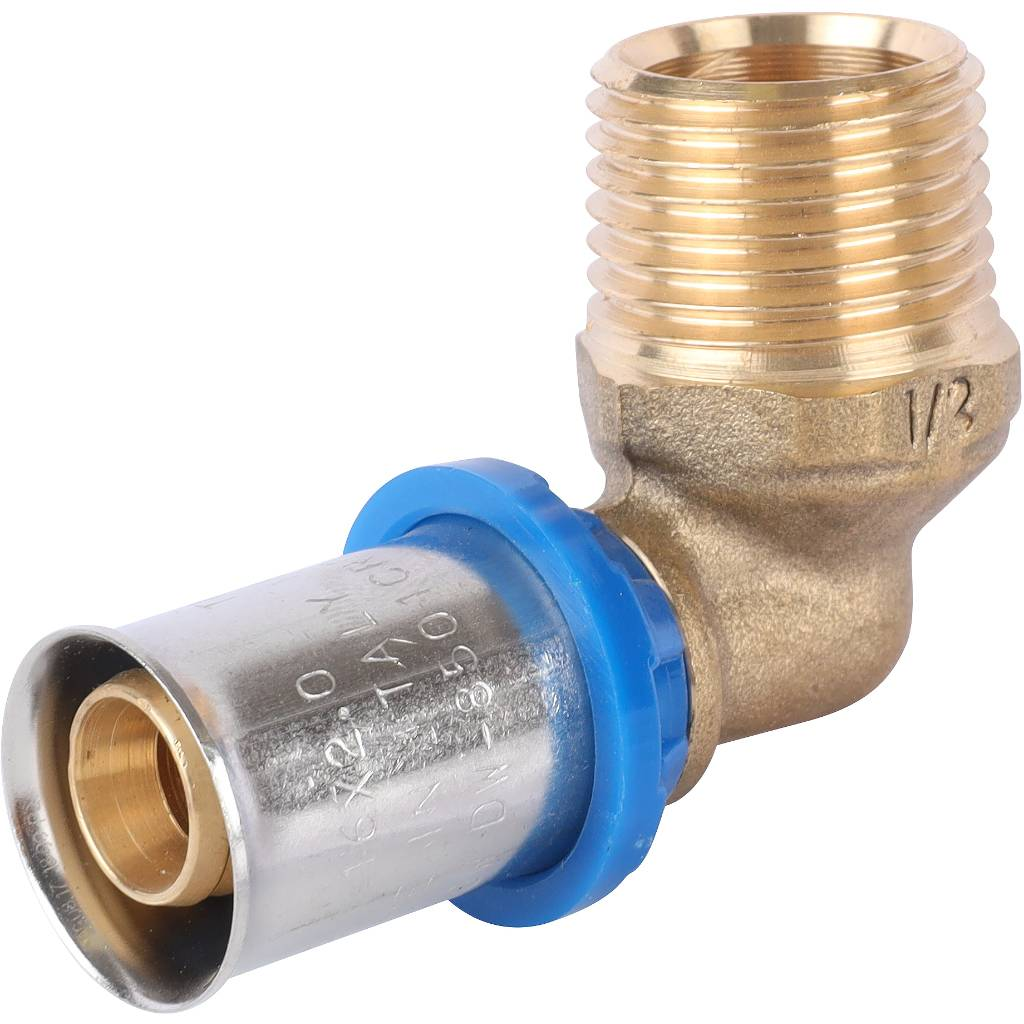 Угольник-переходник APE 1/2"x16 НР для металлопластиковых труб