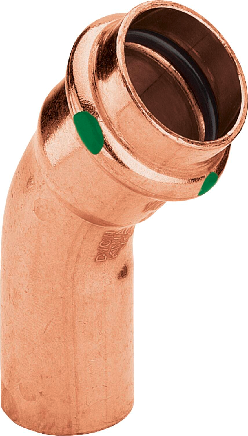 Угол HB 45° Viega Profipress c SC-Contur 18 мм медь