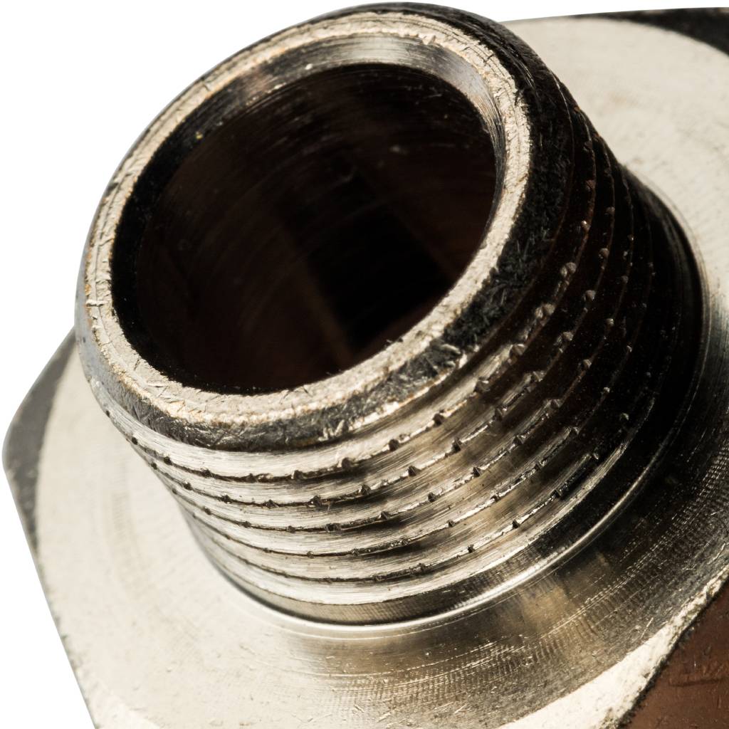 Ниппель STOUT 3/4"х3/8" переходной HH (никелированный)