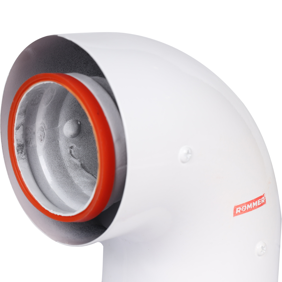 Начальный участок ROMMER 60/100 (в комплекте фланец)