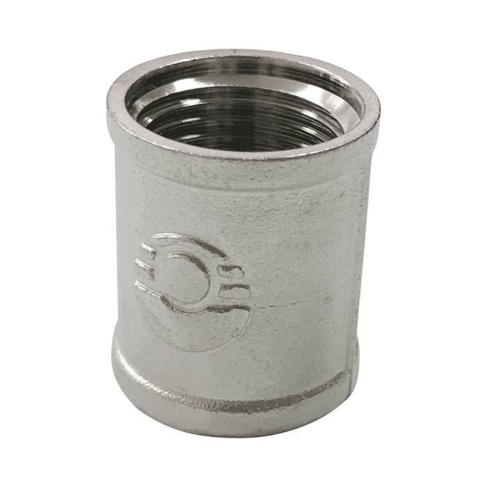 Муфта соединительная VALFEX Ду20 ВР (никелированная)