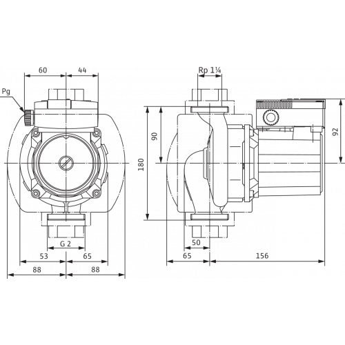 Циркуляционный насос Wilo TOP-S 30/4 EM PN6/10