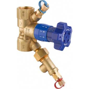 Клапан балансировочный Cimberio CIM 787OTDP 1 1/2" ручной с тройником для трубки Cimbe