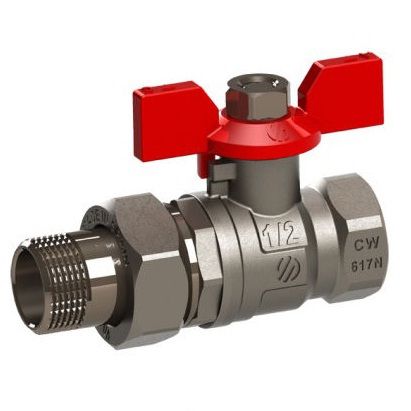 Кран шаровой ARCO Sena 1/2"x3/4" ВН с американкой полнопроходной