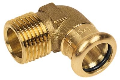 Угловой переход Sanha 18x3/4 ВПр-HP бронза 8092G