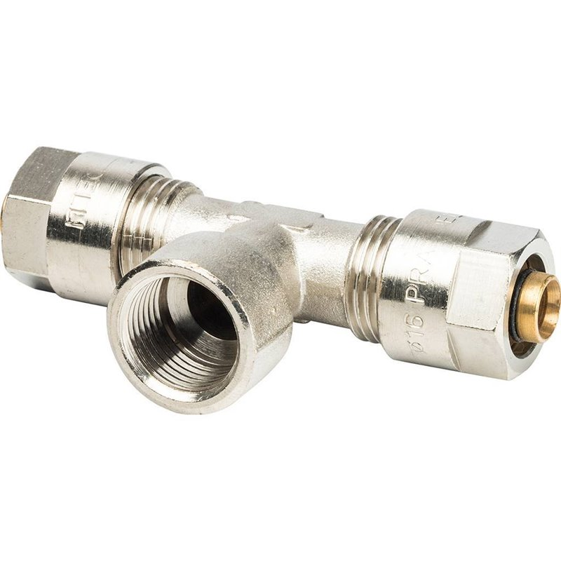 Тройник Prandelli Multyrama 20х2,0х1/2" ВР для металлопластиковых труб