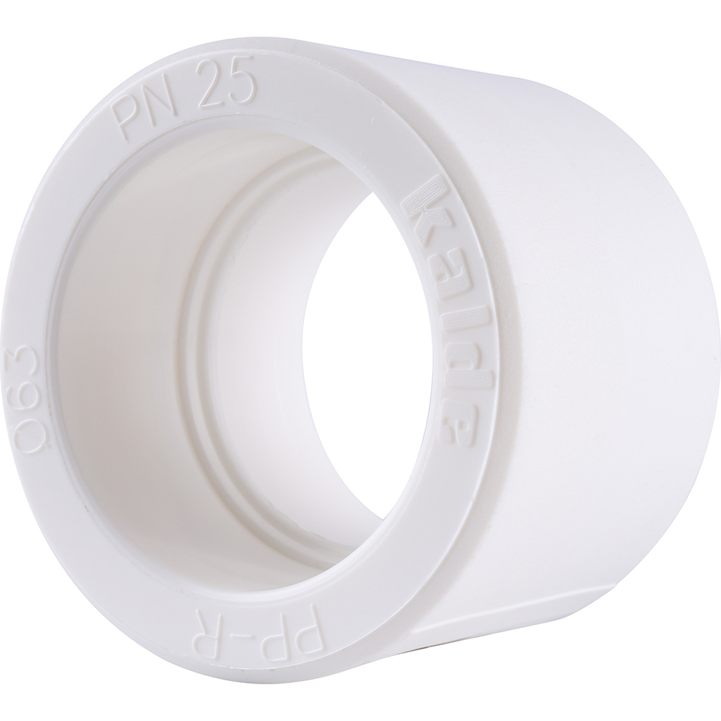 Kalde d=63 Муфта для полипропиленовых труб под сварку (цвет белый)