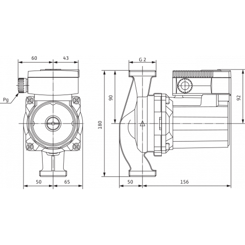 Циркуляционный насос Wilo TOP-RL 30/6,5 EM PN6/10