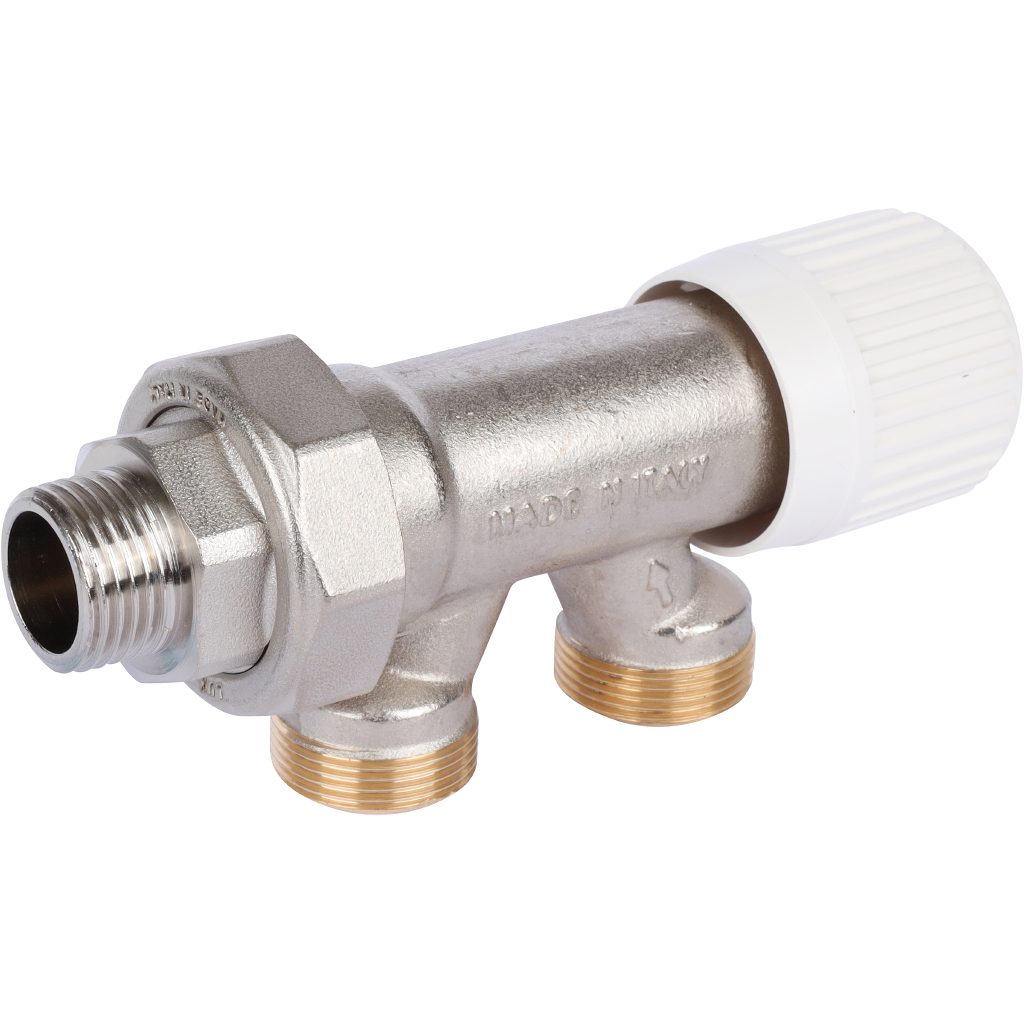 Узел нижнего подключения LUXOR М 87 1/2"х M24x19 для однотрубной системы с нижней подводкой