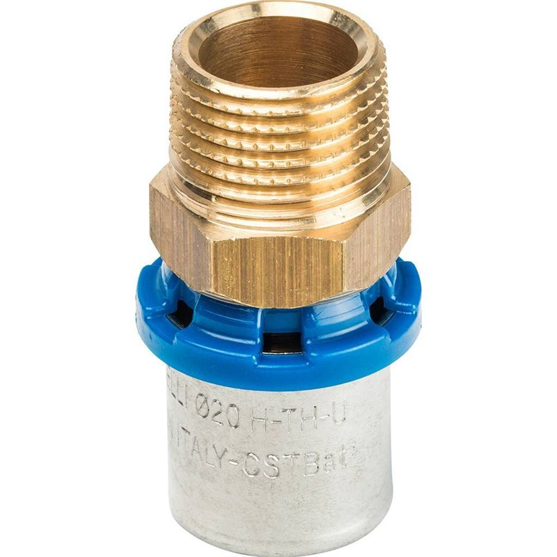 Муфта Prandelli Multyrama 20х2,0x1/2'' НР профиль H, TH, U для металлопластиковых труб