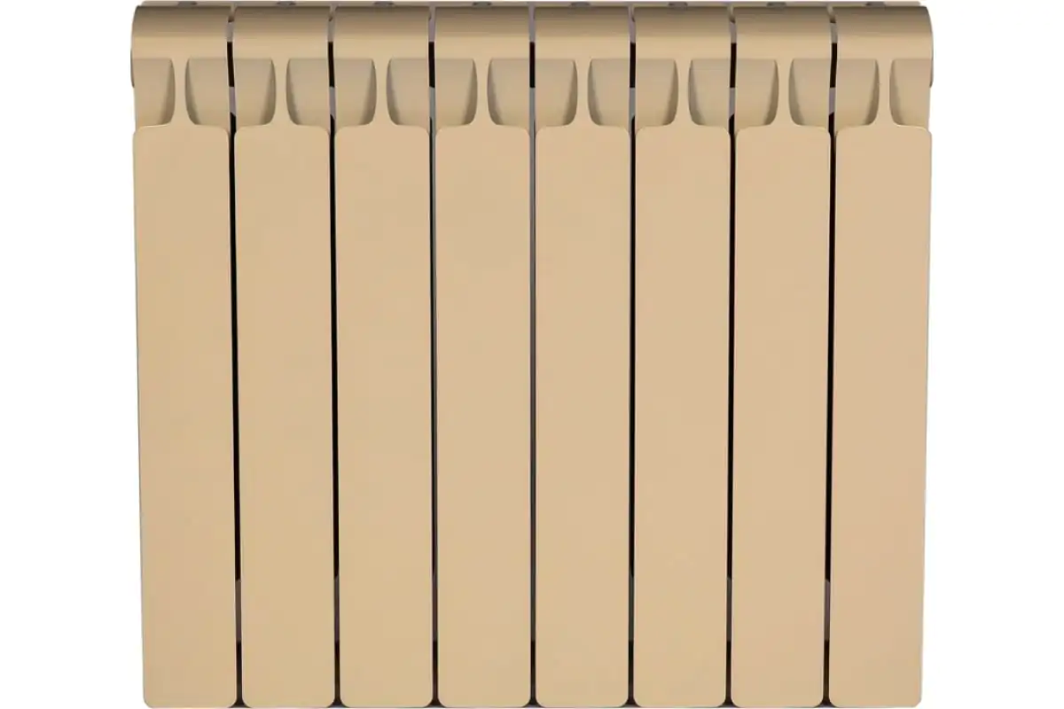 Радиатор биметаллический RIFAR MONOLIT 500 8 секций (Айвори)